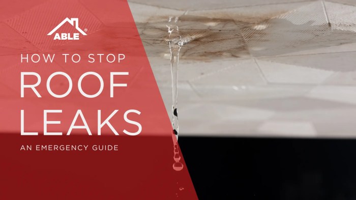 How to Stop Roof Leaks in Heavy Rain: Emergency Fix Guide - Able Roofing