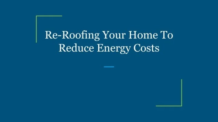 PPT - Re-Roofing Your Home To Reduce Energy Costs PowerPoint ...