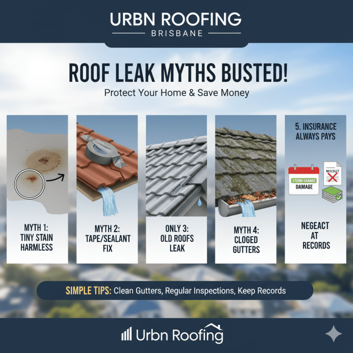 Busting the Biggest Misconceptions About Roof Leaks